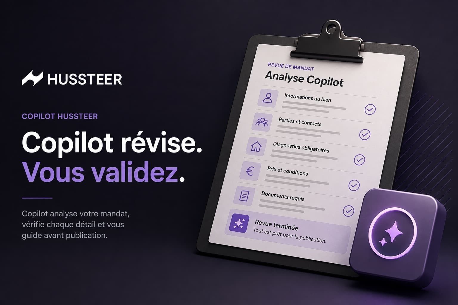 Le Copilot relit vos mandats avant vous